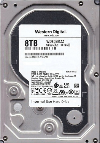 WD WD80EMZZ 8TB 3.5